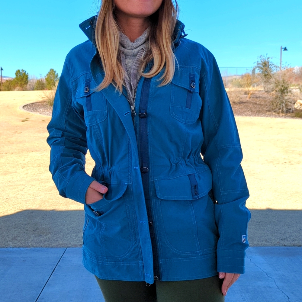 KÜHL Women's Reckon Jacket Teal Blue Size Small